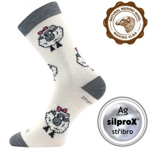 Dětské ponožky Voxx - Vlněnka - bílé
