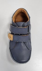 Barefoot kožené boty Pegres B1408 - modrá shora