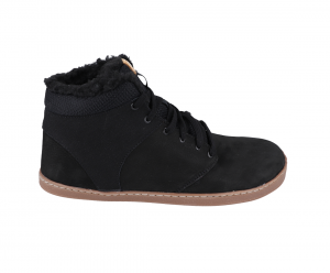 Barefoot zimné topánky Pegres BF83 - čierne | 38, 39, 40, 41, 42, 43, 44, 45, 46