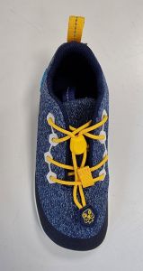 Dětské barefoot boty Affenzahn Lowcut Knit Penguin - tkaničky shora