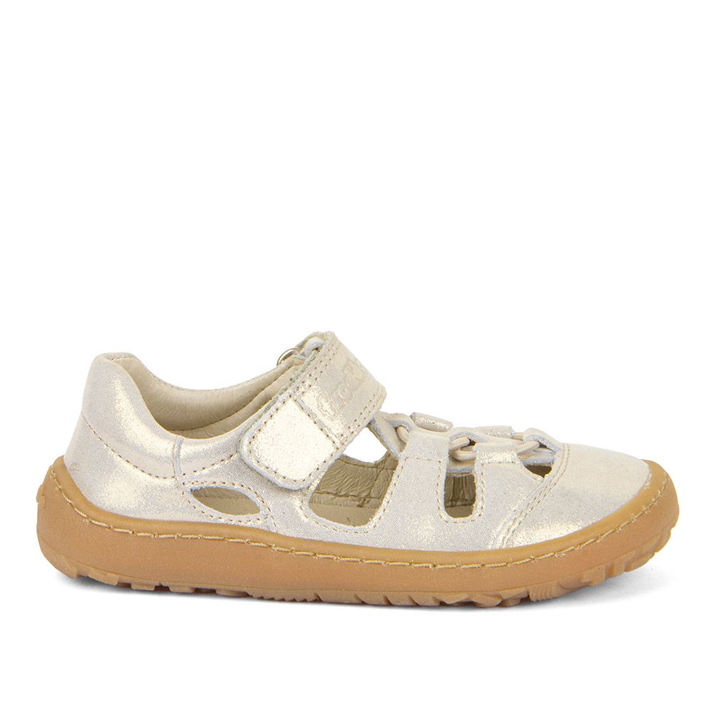 Barefoot sandálky Froddo Elastic - gold shine