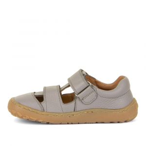 Barefoot sandále Froddo 2 suché zipy - light grey bok