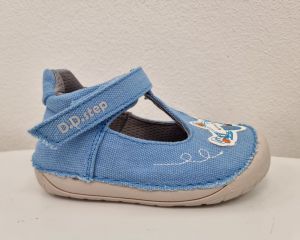 DDstep 070 sandálky modré - letadlo