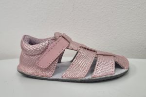 Ef barefoot sandálky Pink glitter