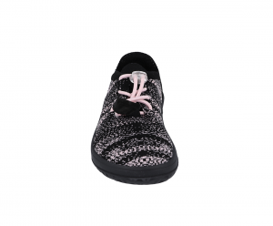 Jonap barefoot tenisky Knitt new - černorůžové zepředu