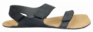 Barefoot kožené sandále černé BF A108 -60V (Bora)