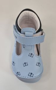 DDstep 070 sandálky modré - tygříci shora