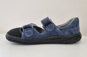 Jonap barefoot sandále B21 blue denim