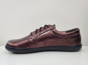 Kožené boty Mintaka - bordo bok