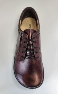 Kožené boty Mintaka - bordo shora