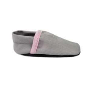Barefoot softshellové capáčky šedé/růžové