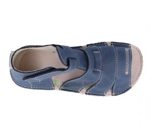Ortoplus barefoot sandálky D200 modré OKBARE